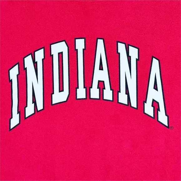 Vintage Tultex Indiana University College Crew Neck Pullover - Size XXL - Picture 2 of 6